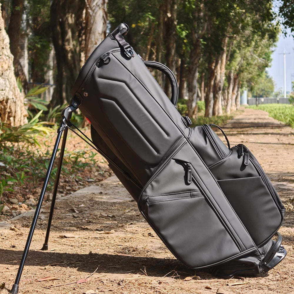 ASL GOLF 6-Way PU Leather Lightweight Waterproof Green Black Gray Blue Golf Stand Bag-American Customers Get Your Bags in 7 Days