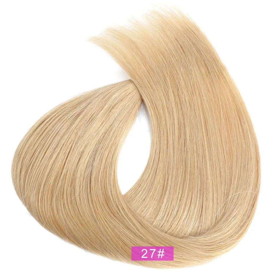 Factory Supply U Tip Hair Extensions 100% Natural Virgin Raw Hairs Customized Color U Tip Human Hair Extensions