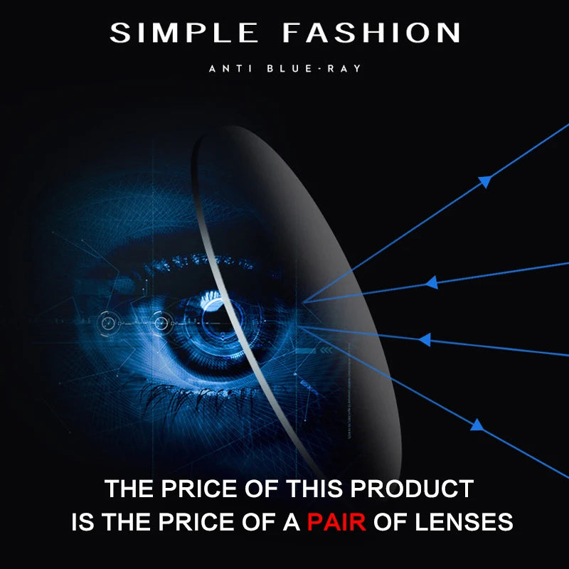 Quality Anti Blue 1.56 1.61 1.67 Prescription CR-39 Resin Aspheric Eye Glasses Lenses Myopia Hyperopia Progressive Optical Lens