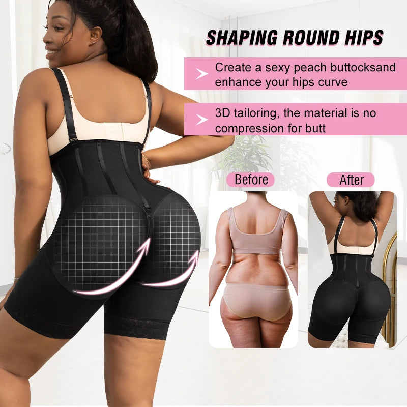 Women Waist Trainer Shapewear Compression Stage 2 Colombianas Moldeadoras Para Mujer Reloj De Arena Faja Cinturilla Abdomen