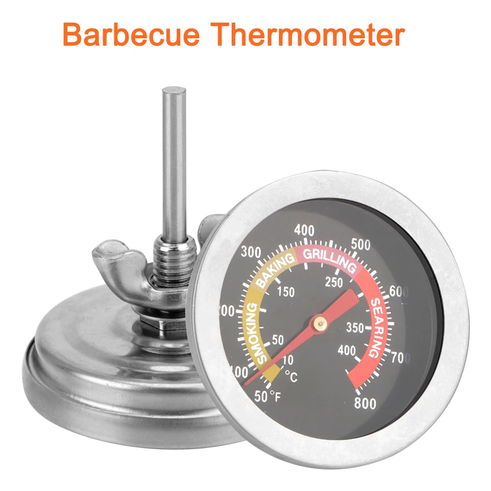 Instant Read Oven Thermometer for Kitchen Home Baking Household  Cooking Temp Gauge 0-400℃ BBQ Smoker Grill Thermometer