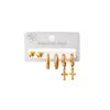 High Quality Stainless Steel Stud Earring Set Three Pairs on One Card Shower Accessories That Don't Fade Bean Stud Earrings