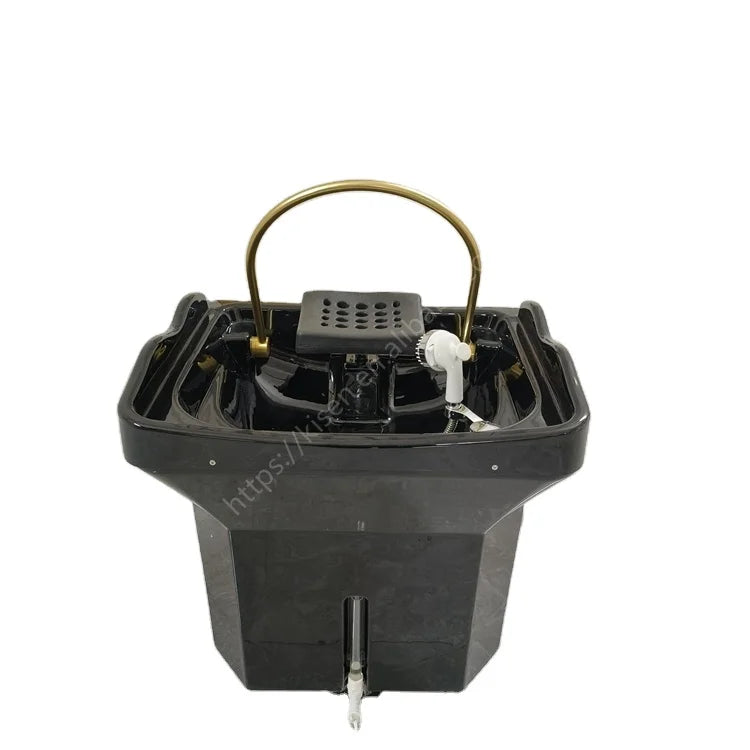 Kisen In-stock Inventory Shampoo Basin Head Spa White Black Customized Voltage logo Plug Fast Delivery