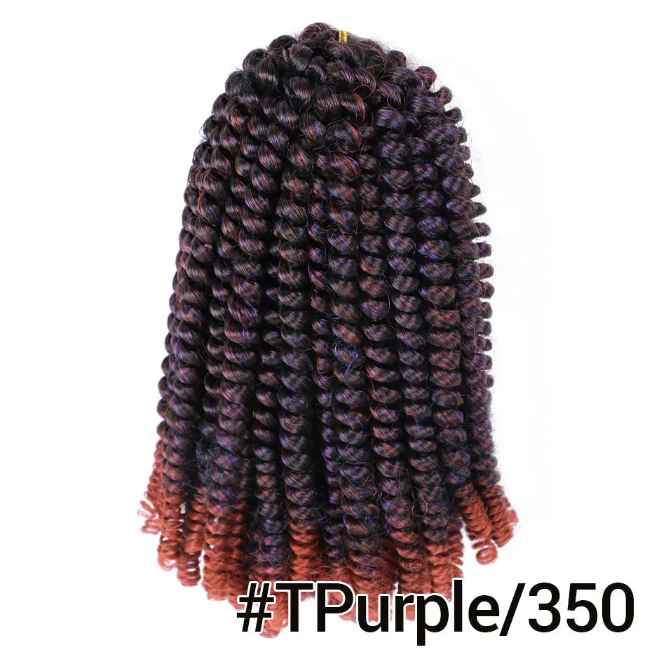 Ombre Spring Twist Braiding Hair Synthetic Crochet Braids Passion Twist Pre-Twist Crochet Hair Extensions Jamaica Bounce Twist