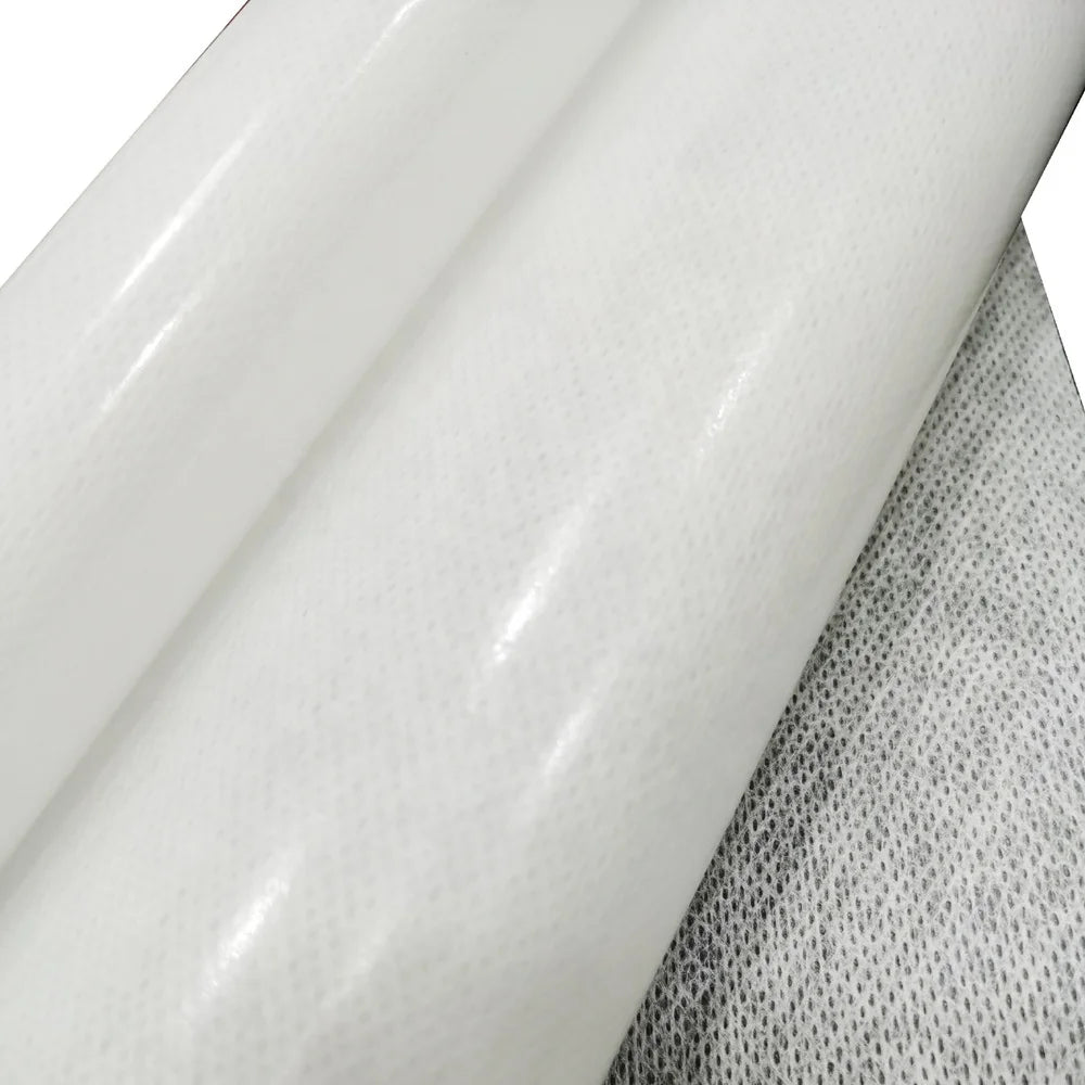 Double-faced Spunlace PVC Waterproof Eco-Friendly Elastic Stiffener Fabrics Reinforcement Luggage Mat Bag Lining Foiled Pattern