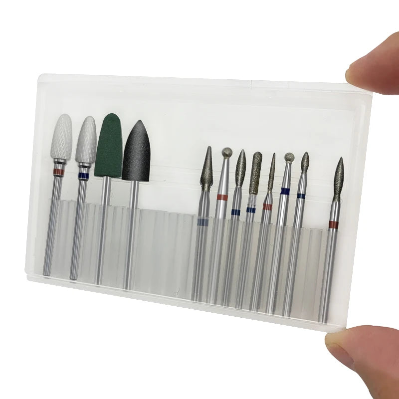 2028J AT-ND15 Professional Nail Kit Set Manicure Drill Bits Mancuire Nail Drill Bits Set