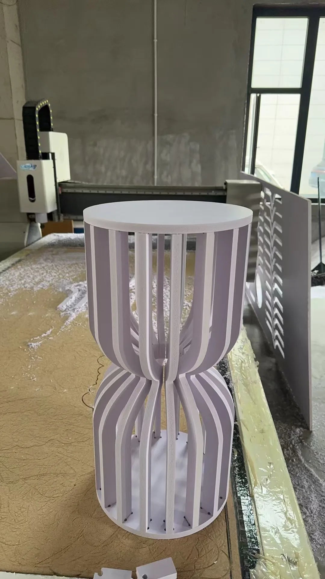 High Quality Modern White PVC Stand for Baby Shower Party