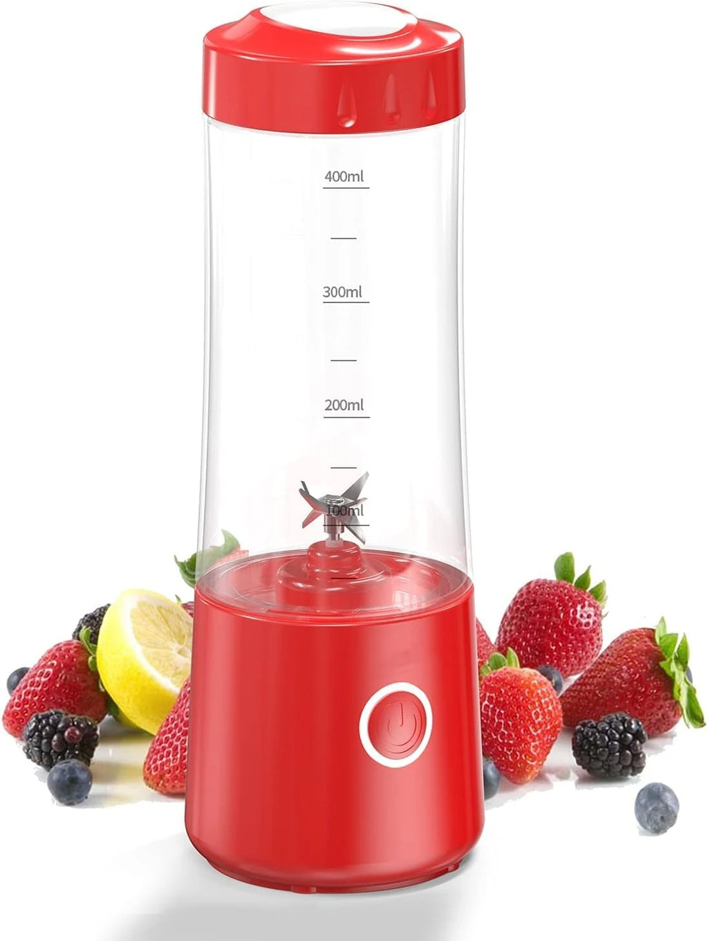 Hot Sale 400ml Protein Shake Battery Powered USB Portable Mini Blender with Ice Crushing for Car & Household Use Black
