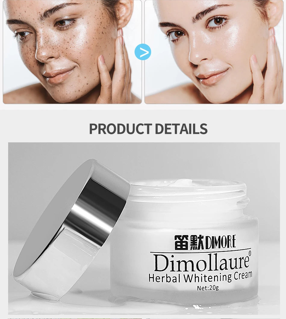 Dimollaure Whitening Freckle Cream Moisturize Firming Anti-Wrinkle Remove Dark Spots Melasma Melanin Bright Face Korea Skin Care