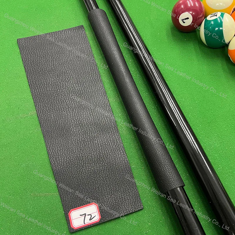 Genuine Cow Skin Pool Billiards Cue Grips Non-Slip Protective Sleeve Wrap with Different Print Pattern Genuine Leather Club Wrap