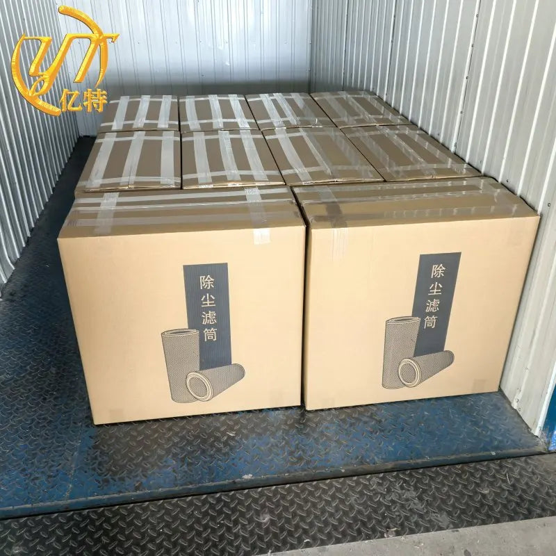 High-Efficiency Anti-Static Pleated Air Filter Cartridge Dust Collector Industrial Dust Removal Made Polyester Fiber Air Filter