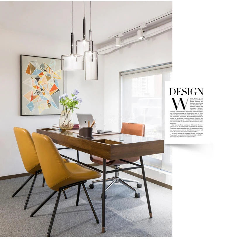 Modern Glass Pendant Lights - Minimalist Hanging Lamps for Dining Room, Bar, Bedroom & Bathroom Ceiling Lighting