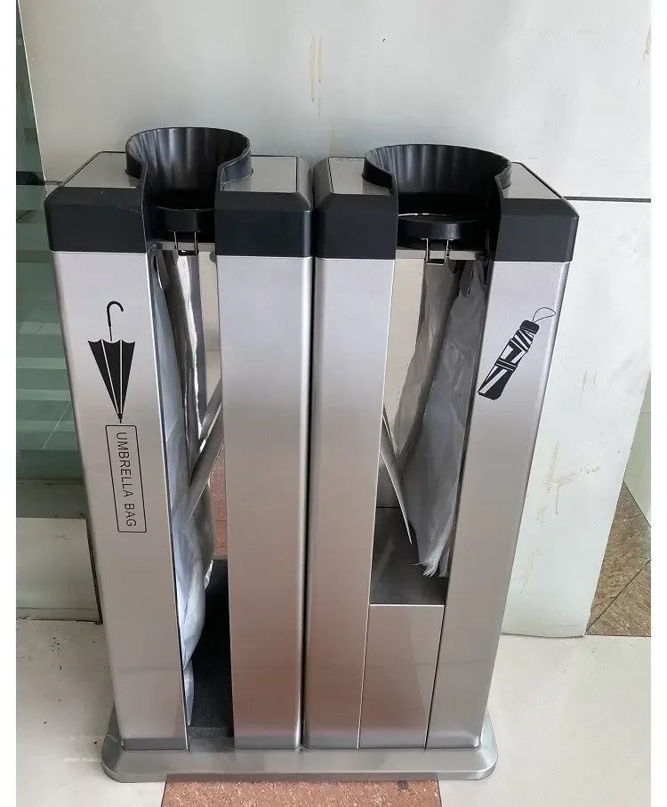 Modern Design Automatic Wet Umbrella Wrapping Machine Double Chute with 200pcs Free Plastic Bags for Wet Umbrella Bagging