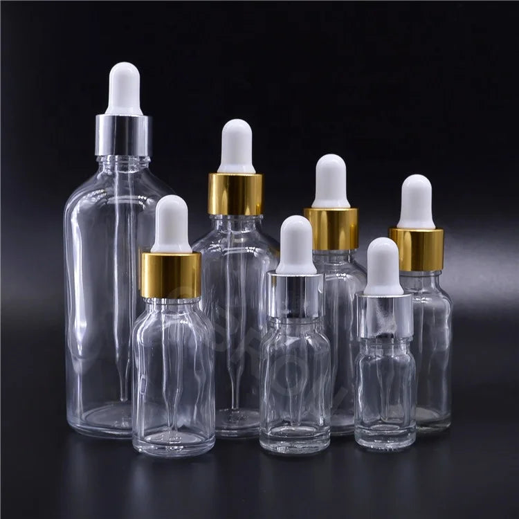 5ml 10ml 15ml 30ml 50ml 60ml 100ml Black Amber Dropper Hair Oil Bottles Essential Oil Bottle Glass Perfume Dropper Bottle