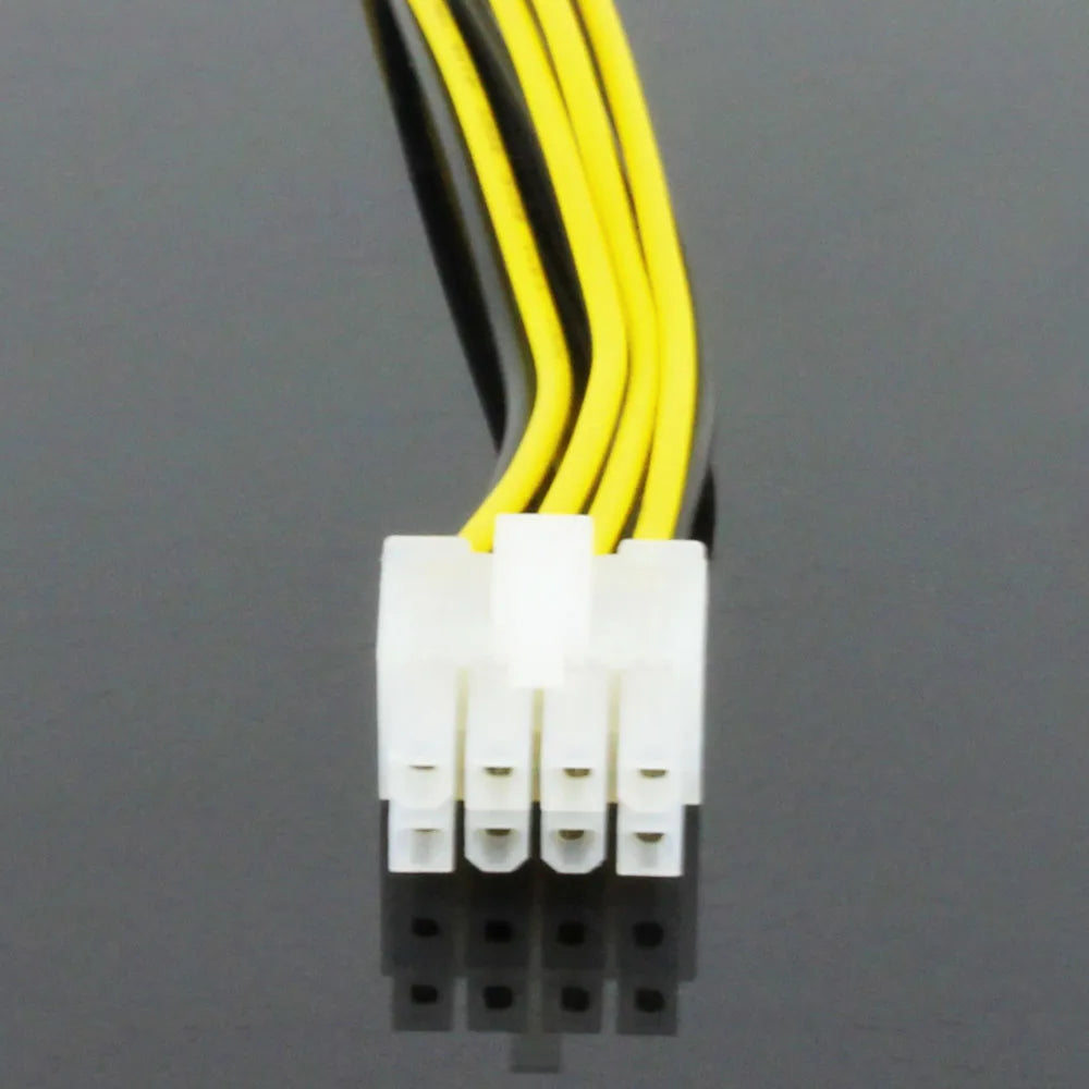 OULLX 8 Pin to 8 Pin ATX EPS Male to Female CPU Power Extension PSU Mainboard Power Extension Adapter Cable