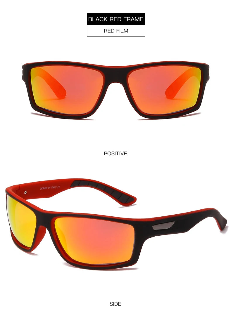 DOHOHDO New Luxury Polarized Sunglasses Men Car Driving Anti-Glare Sun Glasses For Male Colorful Film Series UV400 Gafas De Sol