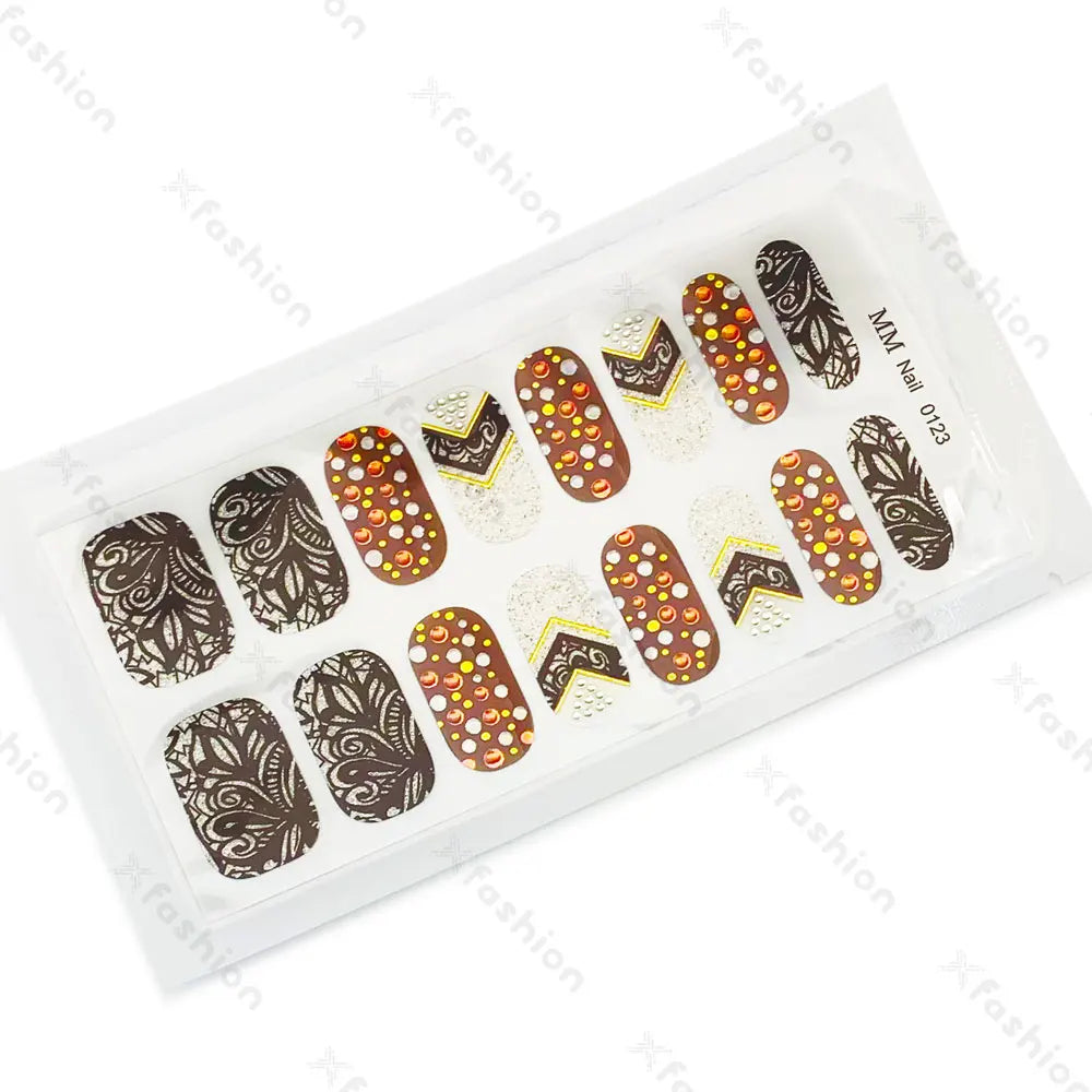 Hot Sale 16 Tips Solid Color Semi-Cured Gel Nail Stickers UV Light Durable Waterproof Long-Lasting Gel Nail Stickers Wholesale