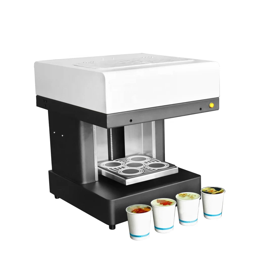 Colorsun Inkjet Latte Art Machine the Coffee Printer Printing on Chocolate Coffee