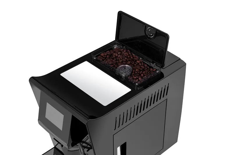 Touch Screen Coffee Bean Powder Brewing Milk Foam Black  Cappuccino Latte Espresso Fully Automatic  Coffee Maker  Machine