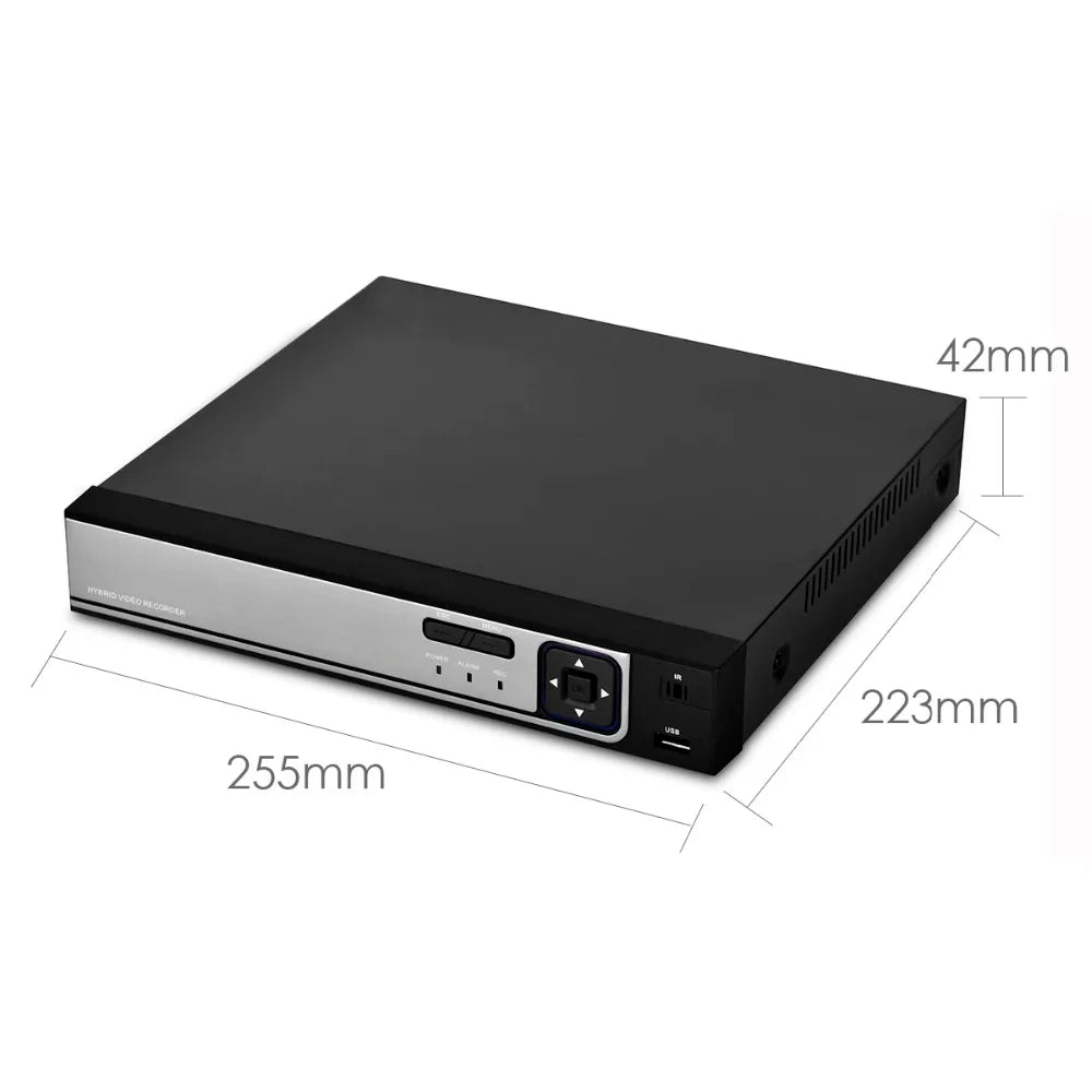 Gadinan 4K 8MP 4/8CH POE NVR Face Detection Network Video Recorder H.265+ 24/7 Recording IP Camera P2P System iCSee XMEye