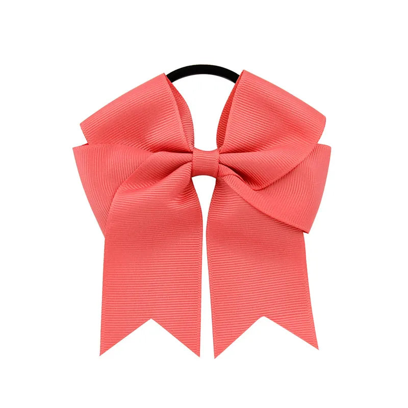 Grosgrain Ribbon Bow Women Ponytail Holder Elastic Hair Bands Rubber Rope Hairbands Girls Headdress Scrunchies Hair Accessories