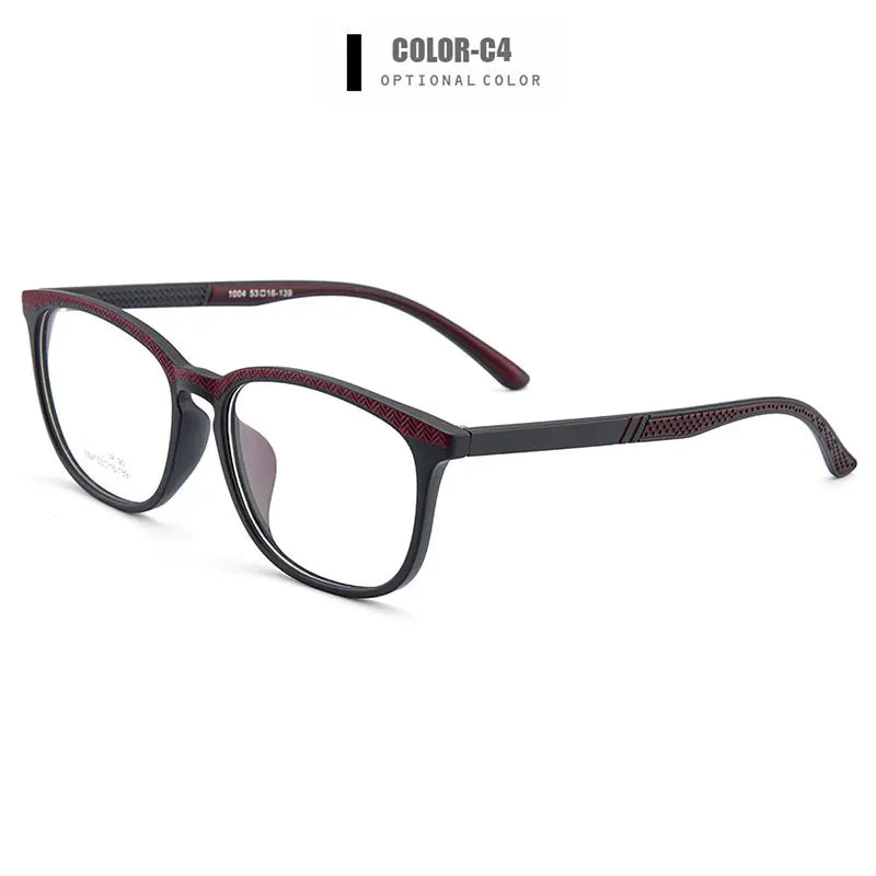 Gmei Optical Urltra-Light TR90 Round Full Rim Men Optical Eyeglasses Frames Women's Plastic Myopia Presbyopia Spectacles M1004