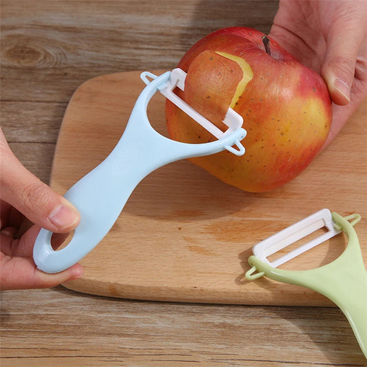 LMETJMA Ceramic Peeler 4 Color Vegetable Fruit Peeler Kitchen Potato Carrot Cucumber Peeler Peeling Kitchen Gadgets KC0113