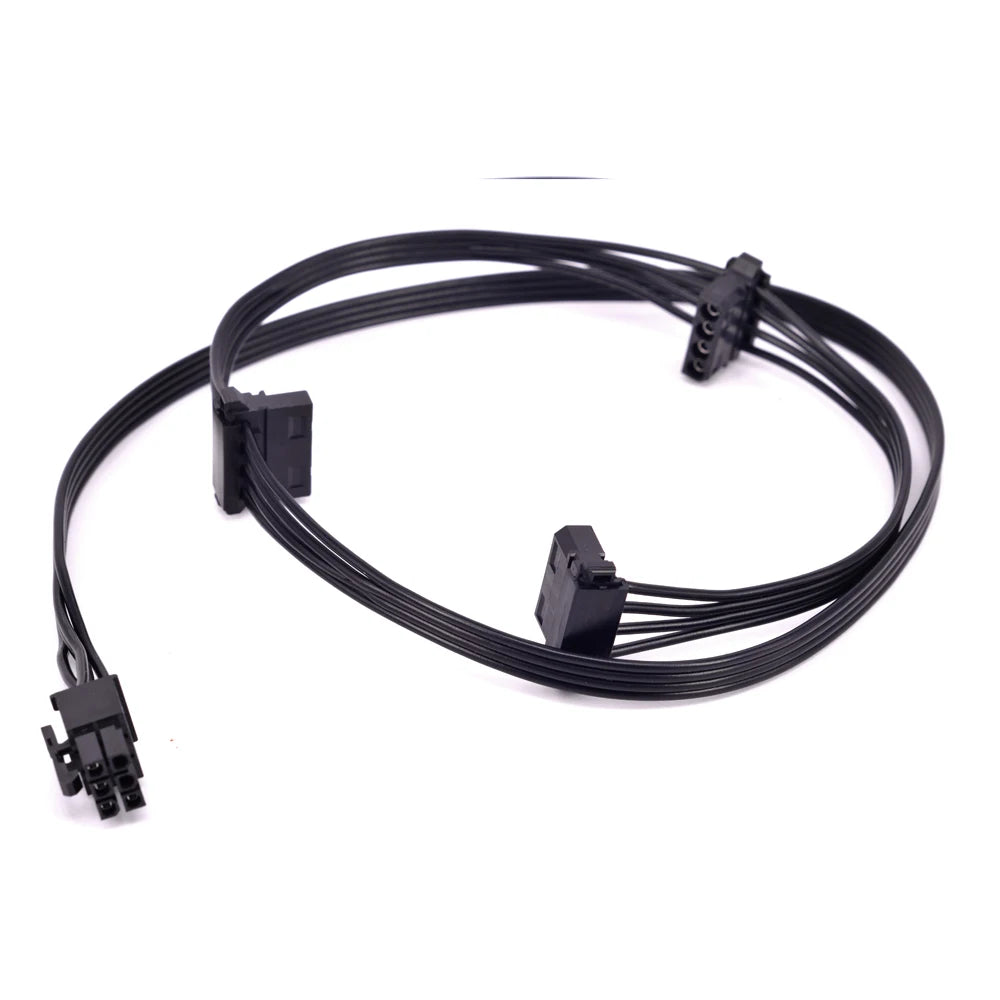 For CORSAIR TX850M TX750M TX650M Modular PSU PCI-e 6Pin 1 to 3 Molex Peripheral 4Pin Power Supply Cable GPU 6 Pin to IDE Cable