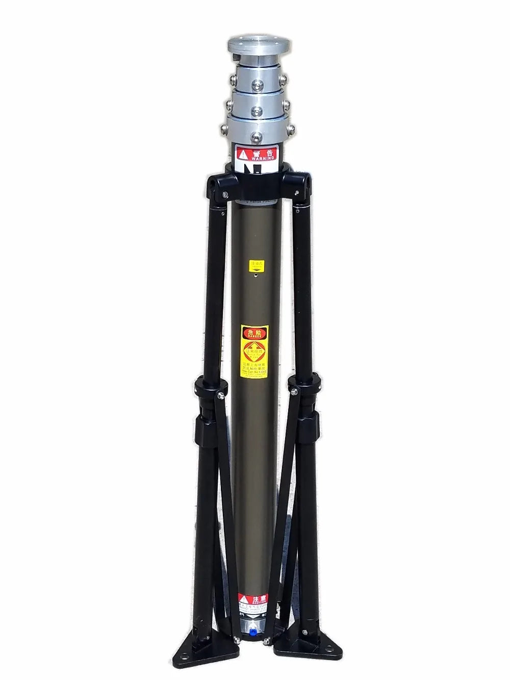 4m 35kg Load 13feet Extended 1.38m 4.5feet Close Telescommunication Antena Mast Wifi Tower Telescopic Heavy Duty Pole