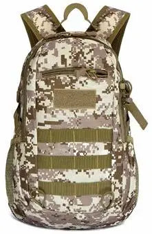Cool Camping Gear Tactical Backpack, Trekking Bags, Camouflage Rucksack, Molle Bag, Camping Travel Backpacks, 15L