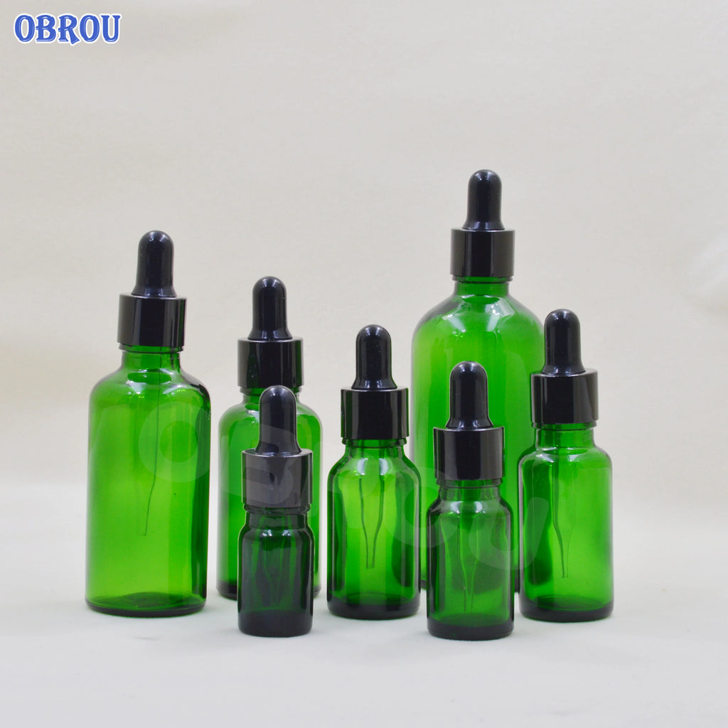 5ml 10ml 15ml 30ml 50ml 60ml 100ml Black Amber Dropper Hair Oil Bottles Essential Oil Bottle Glass Perfume Dropper Bottle
