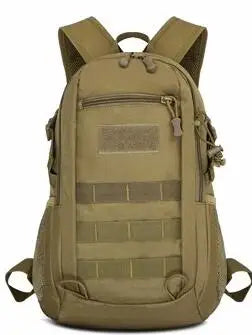 Cool Camping Gear Tactical Backpack, Trekking Bags, Camouflage Rucksack, Molle Bag, Camping Travel Backpacks, 15L