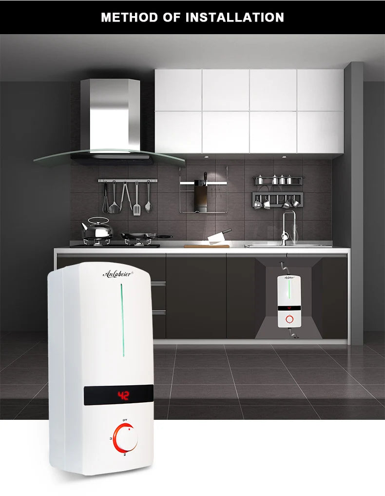 New Design 1.0-5.5kw Small Low Wattage Electric Hot Water Heaters for Bath at Home