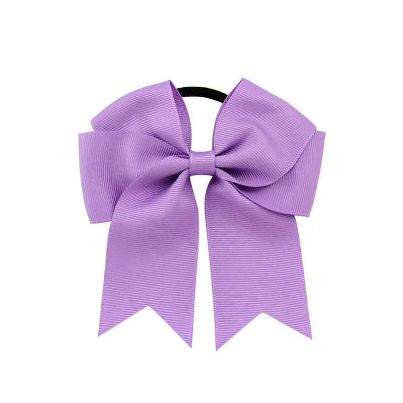 Grosgrain Ribbon Bow Women Ponytail Holder Elastic Hair Bands Rubber Rope Hairbands Girls Headdress Scrunchies Hair Accessories