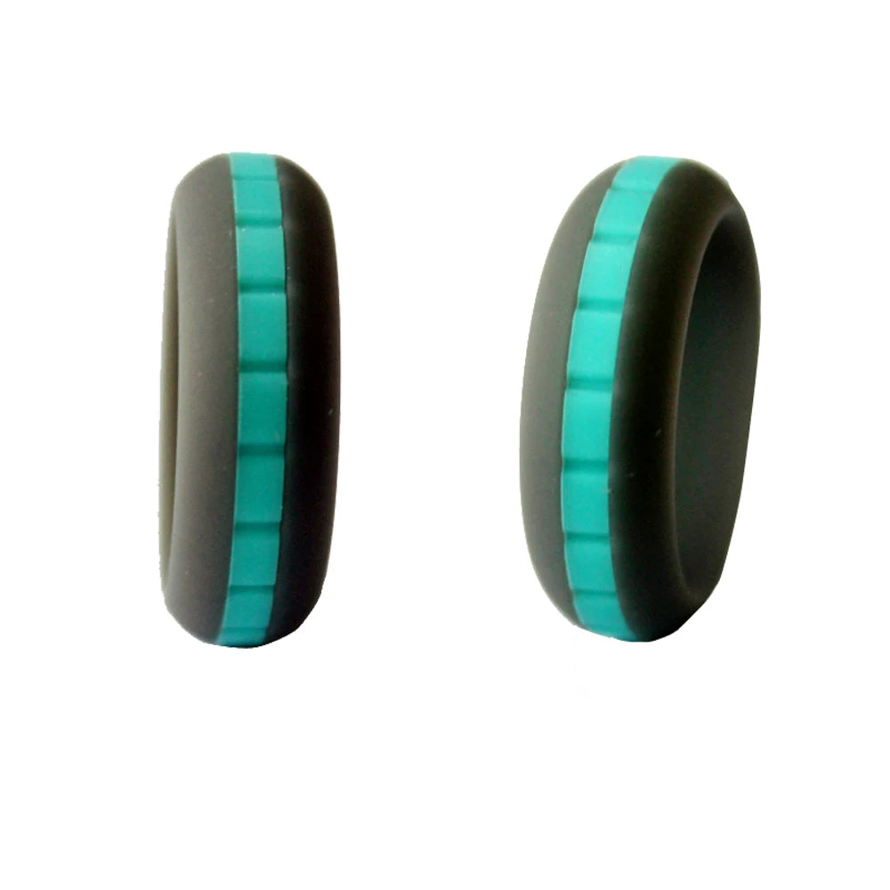 DIY Style Women Silicone Wedding Ring Thin Breathable Silicone Sports Rings for Men
