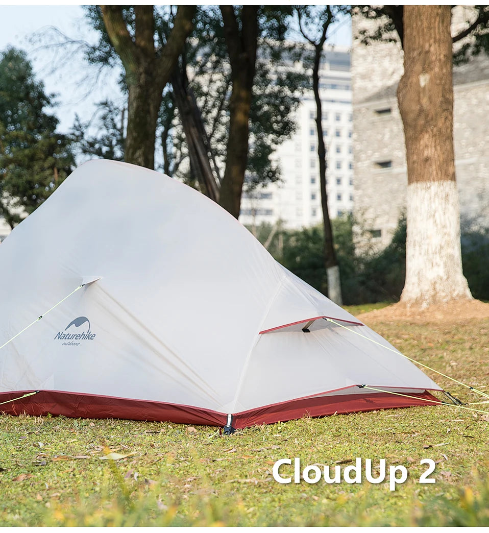 Naturehike Cloud Up 1 Upgraded Tent Ultralight Camping Tent Waterproof Outdoor Hiking Travel Tent Backpacking Cycling Tent