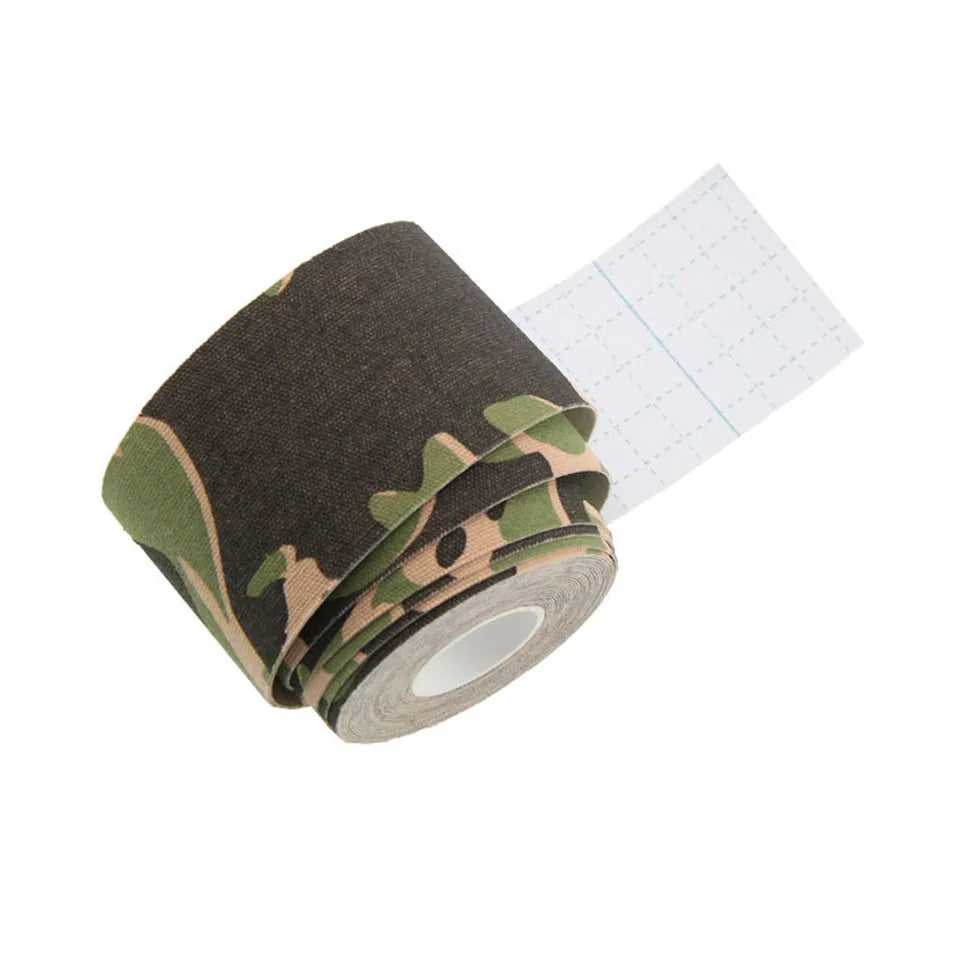 1 Roll Muscle Tape Bandage Sports Kinesiology Tape Roll Cotton Elastic Adhesive Strain Injury Muscle Sticker Kinesiologe