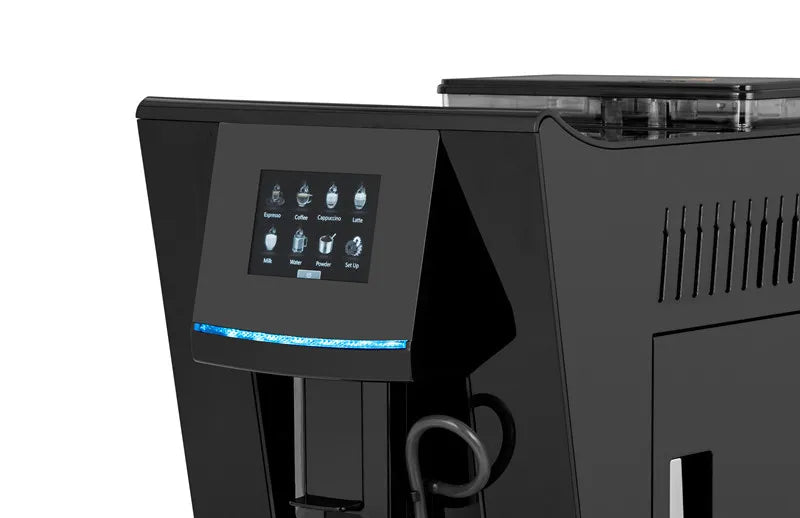Touch Screen Coffee Bean Powder Brewing Milk Foam Black  Cappuccino Latte Espresso Fully Automatic  Coffee Maker  Machine