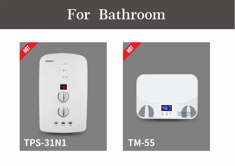 New Design 1.0-5.5kw Small Low Wattage Electric Hot Water Heaters for Bath at Home