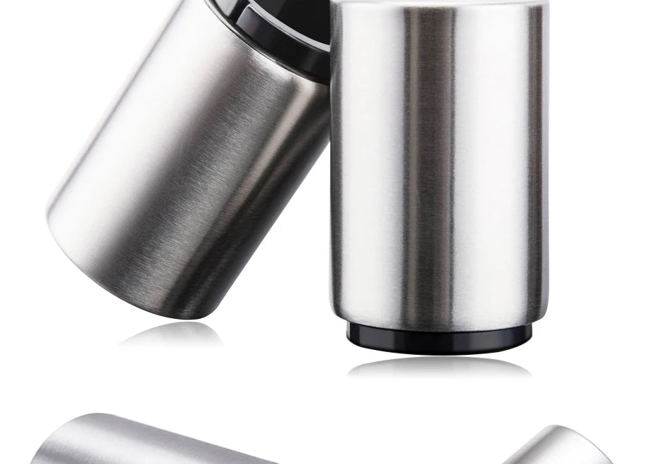 Automatic Beer Bottle Opener,Magnetic Stainless Steel Beverage Bottles Wine Openers Jar Opener Kitchen Gadgets Bar Supplies
