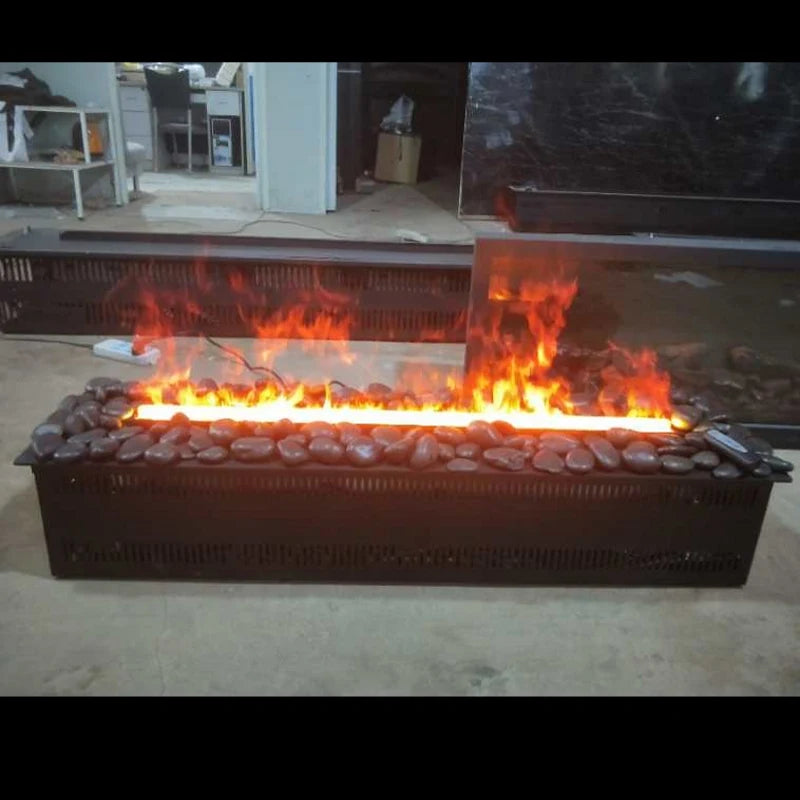 Factory Price 40" 3D Electric Fireplace Insert with Remote Control and Steel Construction for Modern Household Use