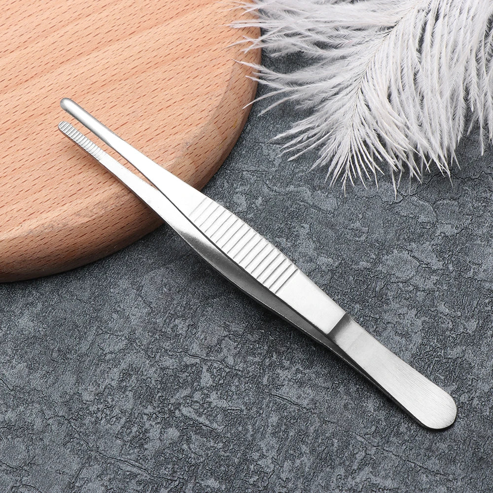 1 PC Useful Barbecue Tongs Food Tongs Food Clip Kitchen Gadgets Stainless Steel Churrasco Tweezers Clip Buffet BBQ Tool