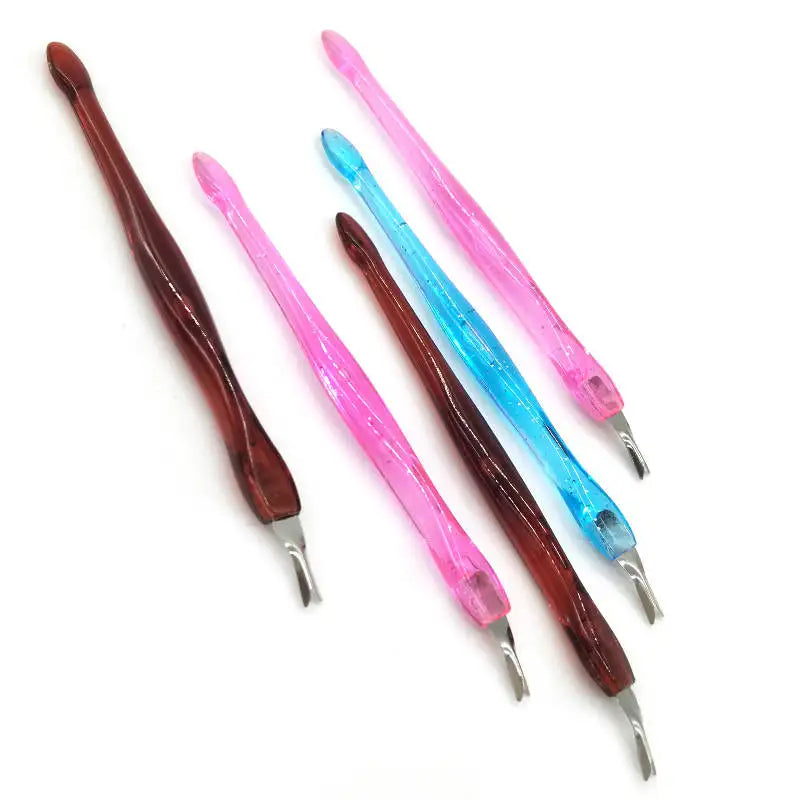 40pcs/lot Stainless Steel Cuticle Remover Trim Dead Skin Cuticle Pusher Trimmer Pedicure Nail Art Tools Nail Art Accessory Set