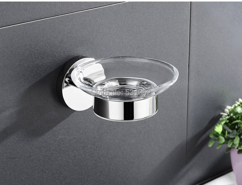 Bathroom Accessories Towel Rack Shelf Paper Holder Stainless Steel Toilet Brush Holder Hand Towel Ring Robe Hook Hanger Chrome