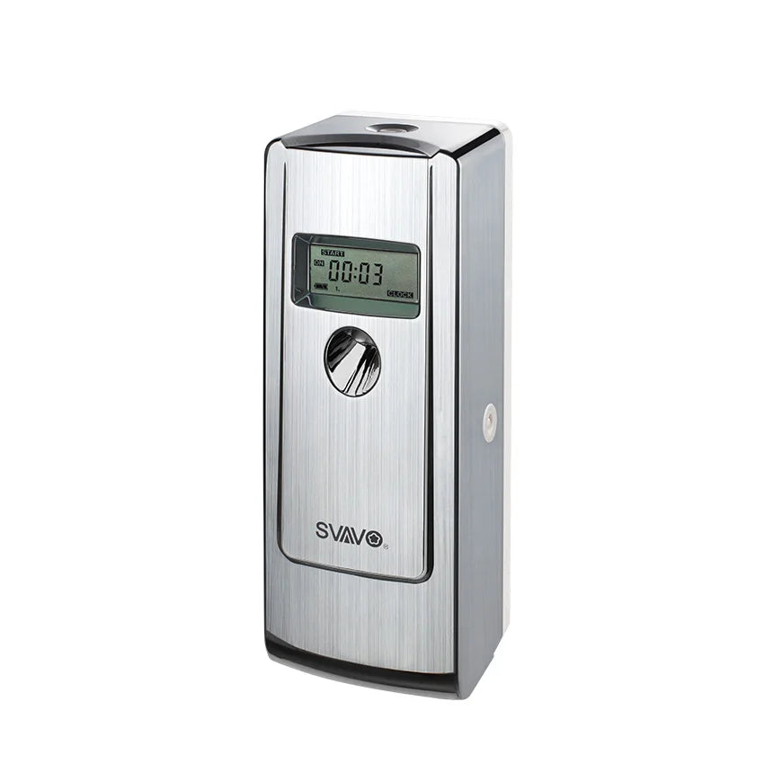 SVAVO Automatic Aerosol Dispenser Air Freshener for Home Room Toilet Wall Mounted LCD Fragrance Perfume Sprayer Machine VX485D