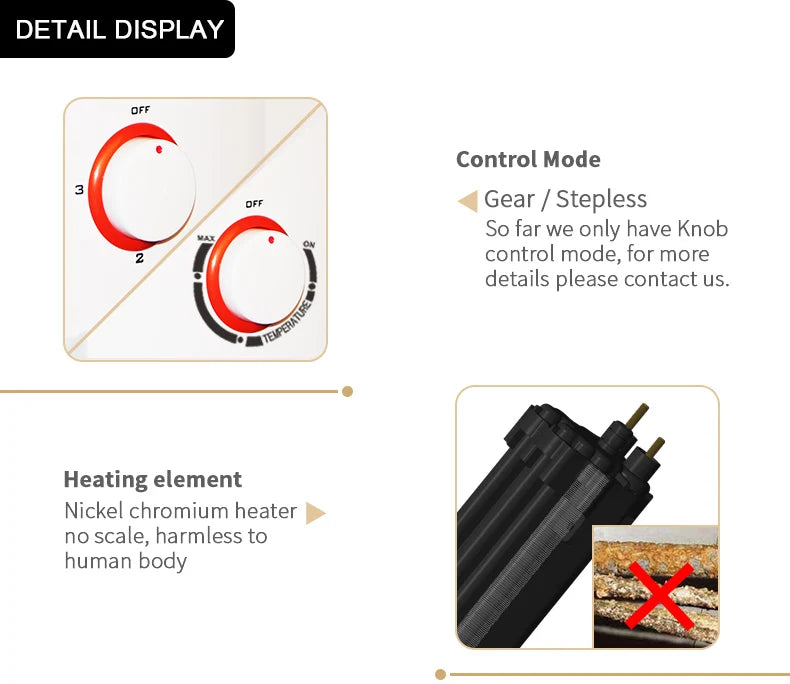 New Design 1.0-5.5kw Small Low Wattage Electric Hot Water Heaters for Bath at Home