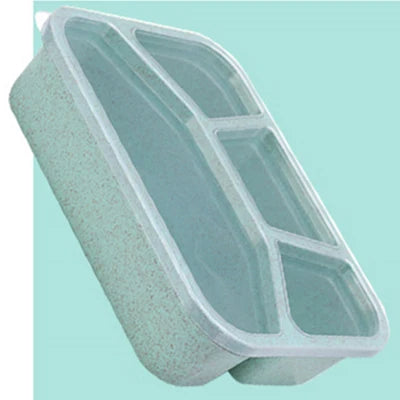 Portable Mini Bento 4 Grids Lunch Box Microwave Thermal Containers For Adults Travel Children Picnic Food Container and Storage