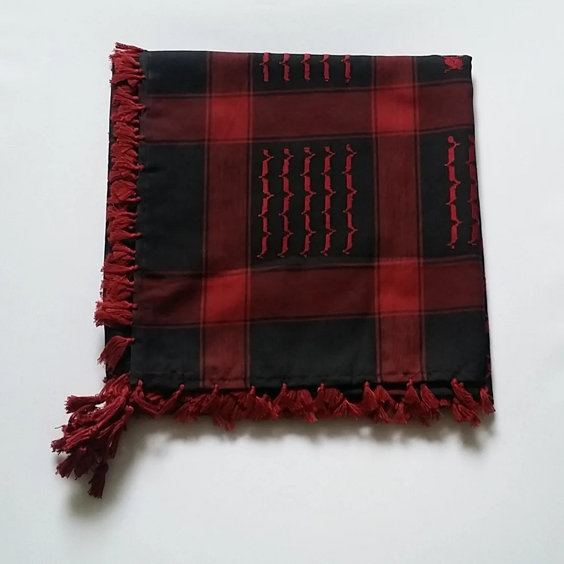 Arab Scarf Shawl Keffiyeh Wrap Shemagh Scarf Mask Cycling Shawl Neck Cover Man Woman Hiking Sunshade Head Wrap