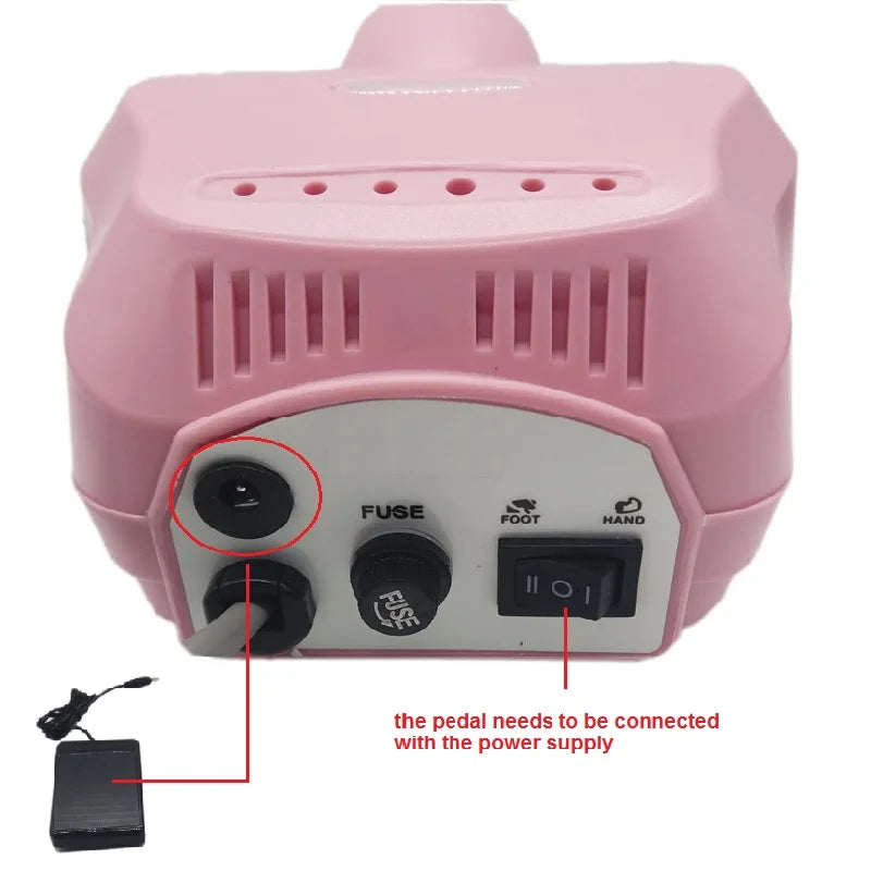 Nail Drill Machine 35000RPM Electric Manicure Machine Drills Manicure Drill & Accessory Manicure & Pedicure Drill Set