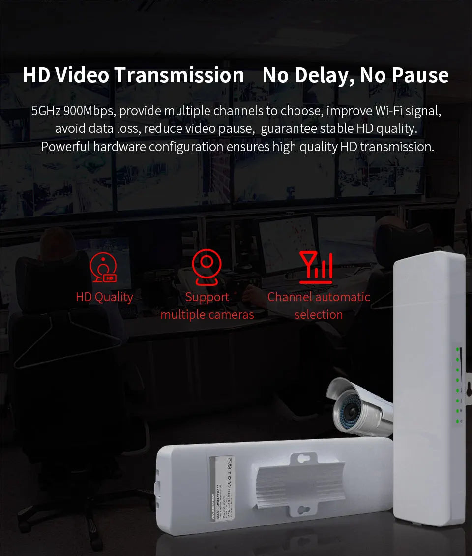 COMFAST 3-5KM 5.8G Outdoor CPE WIFI Router 900Mbps Long Range Extender Wifi Signal Amplifier Waterproof  Wireless Bridge Repeate